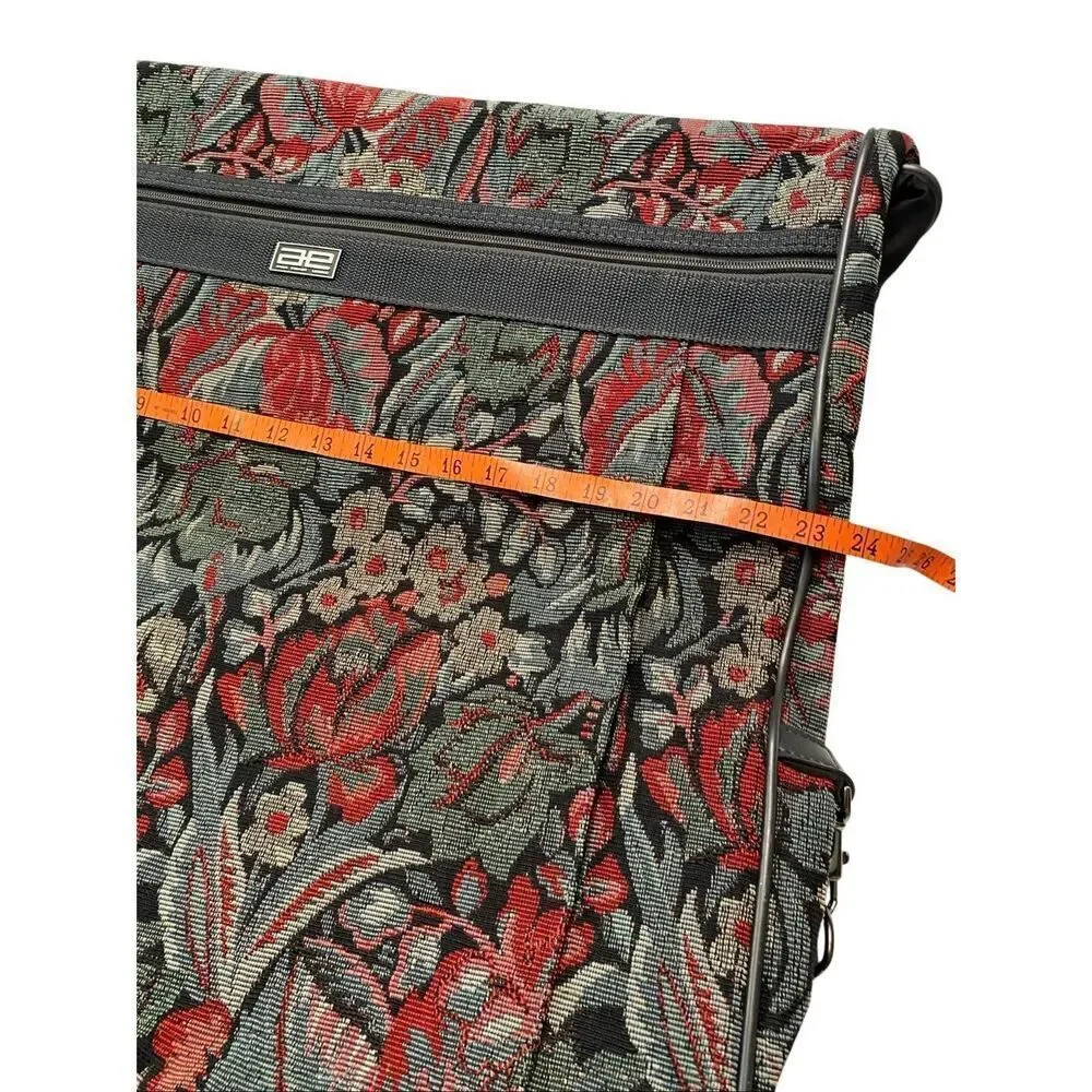 Amelia Earhart Luggage Unisex Travel Garments Bags Multicolor Floral Vintage